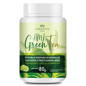 Té Verde y Té Negro en Polvo Sabor Limón 80g