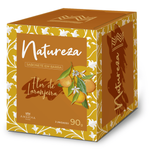 Jabón en barra de Azahar con 3 unidades 90g