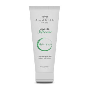 Crema para manos, Guante de Silicona con Aloe Vera 80g